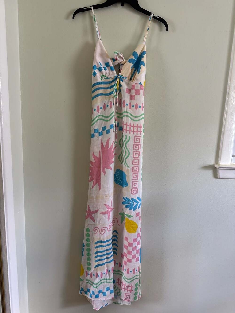 Blanco by Nature Ibiza Dress Tropical Print Size S NWT
